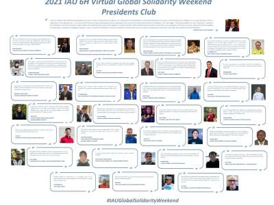 Presidents Club Team for the 2021 IAU Global Solidarity Weekend