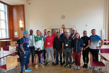 IAU President, Nadeem Khan took the opportunity during the 31st IAU 100 km World Championships and set up an meeting with Member Federations from Eastern Europe. 
