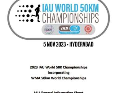 2023 IAU 50K World Championships Invitation and GIS