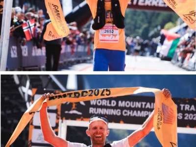 Frédéric Tranchand and Tove Alexandersson are the Short Trail Winners